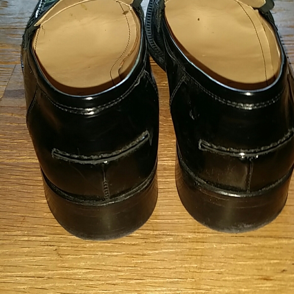 Theory Black Patent Loafers 37 1/2 - Picture 6 of 7